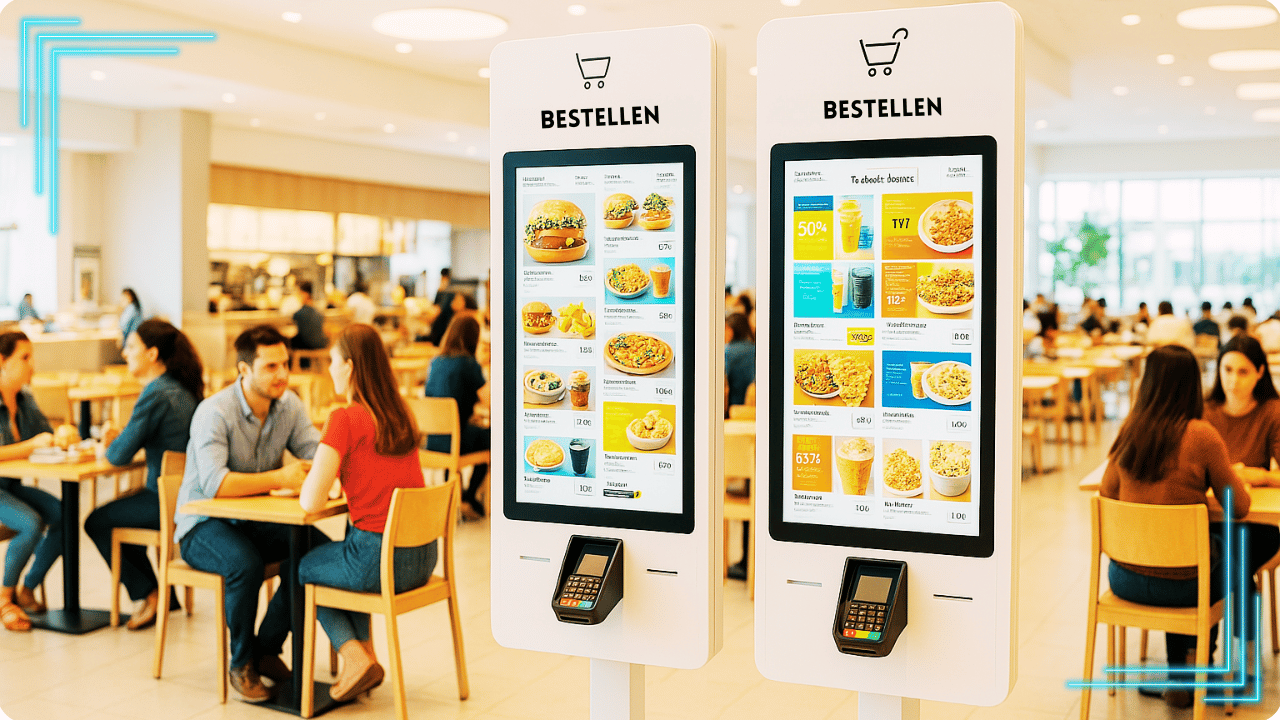 Automatisierte Bestellkioske für Restaurants